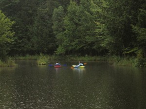 pond kayaking